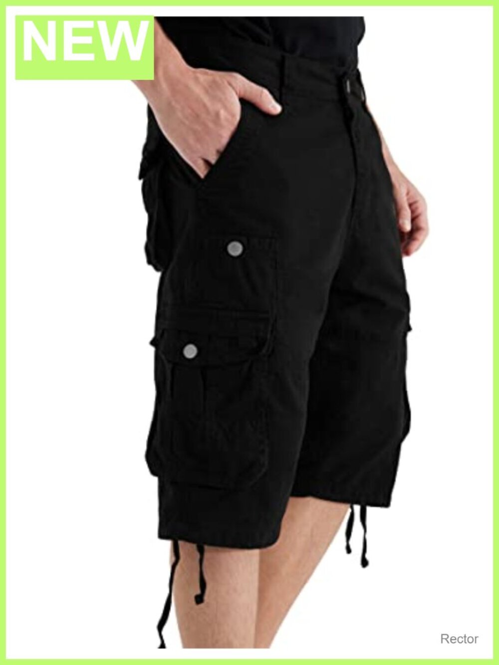 Men's Cargo Shorts Multi Pockets Cotton Lightweight 13" Inseam